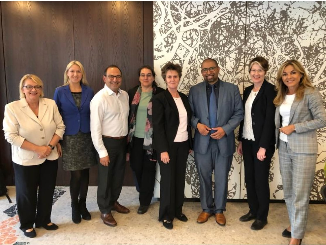 Roy Wesenhagen meeting with 7 members of the German Bundestag on age-friendly environments