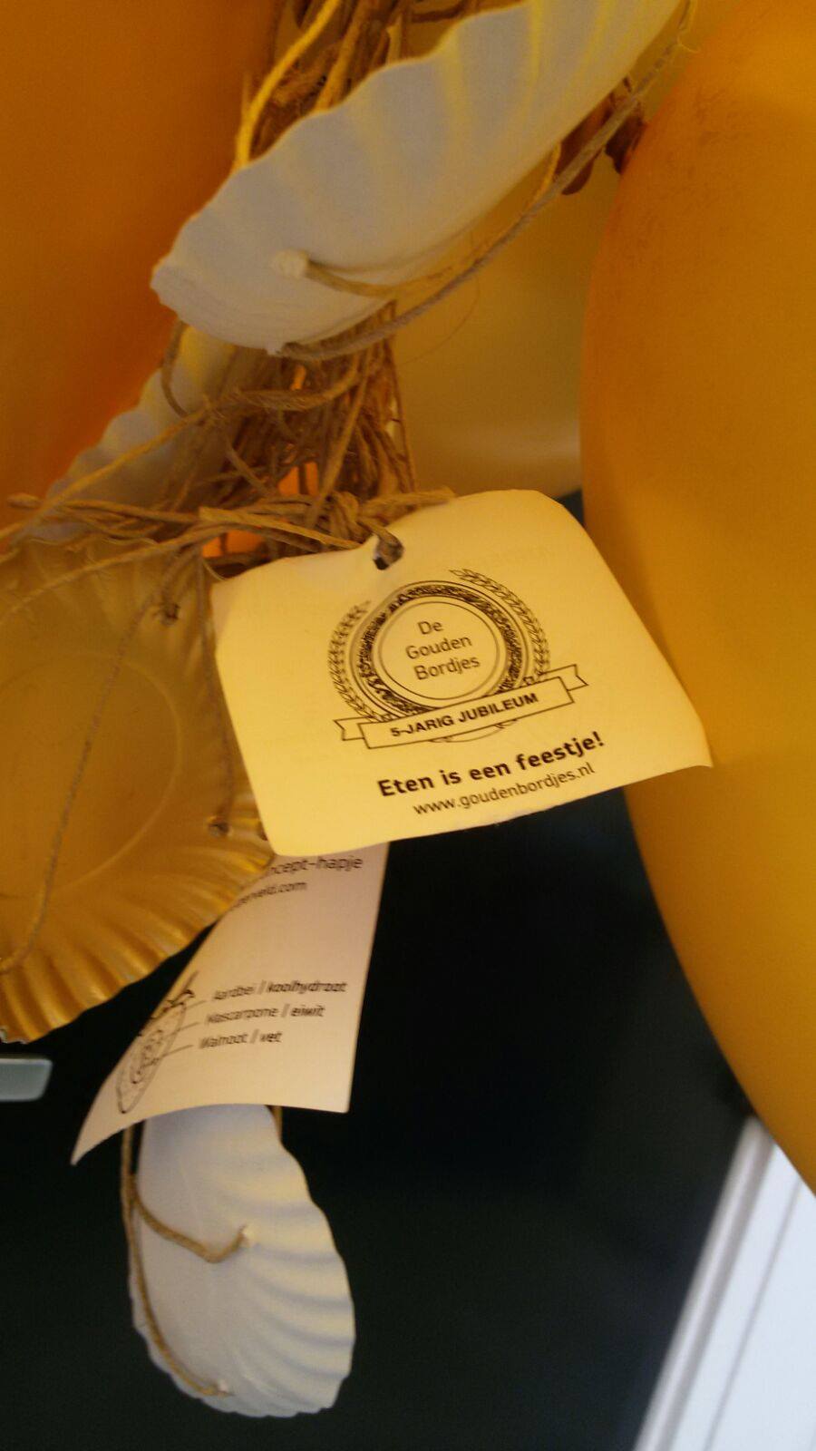 De Gouden Bordjes 5-jarig jubileum — Eten is een feestje