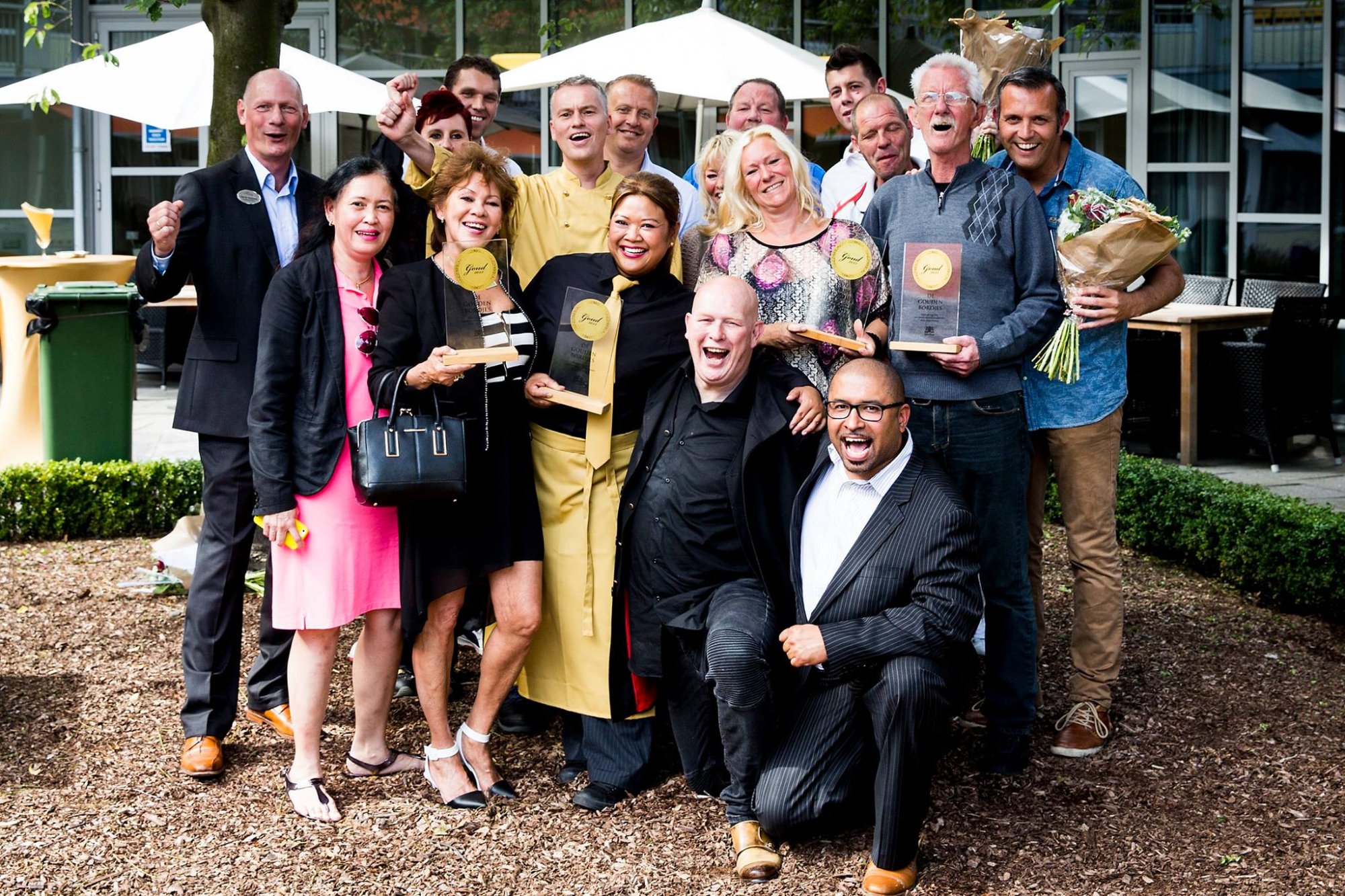 De Gouden Bordjes uitreiking — winnaars met award