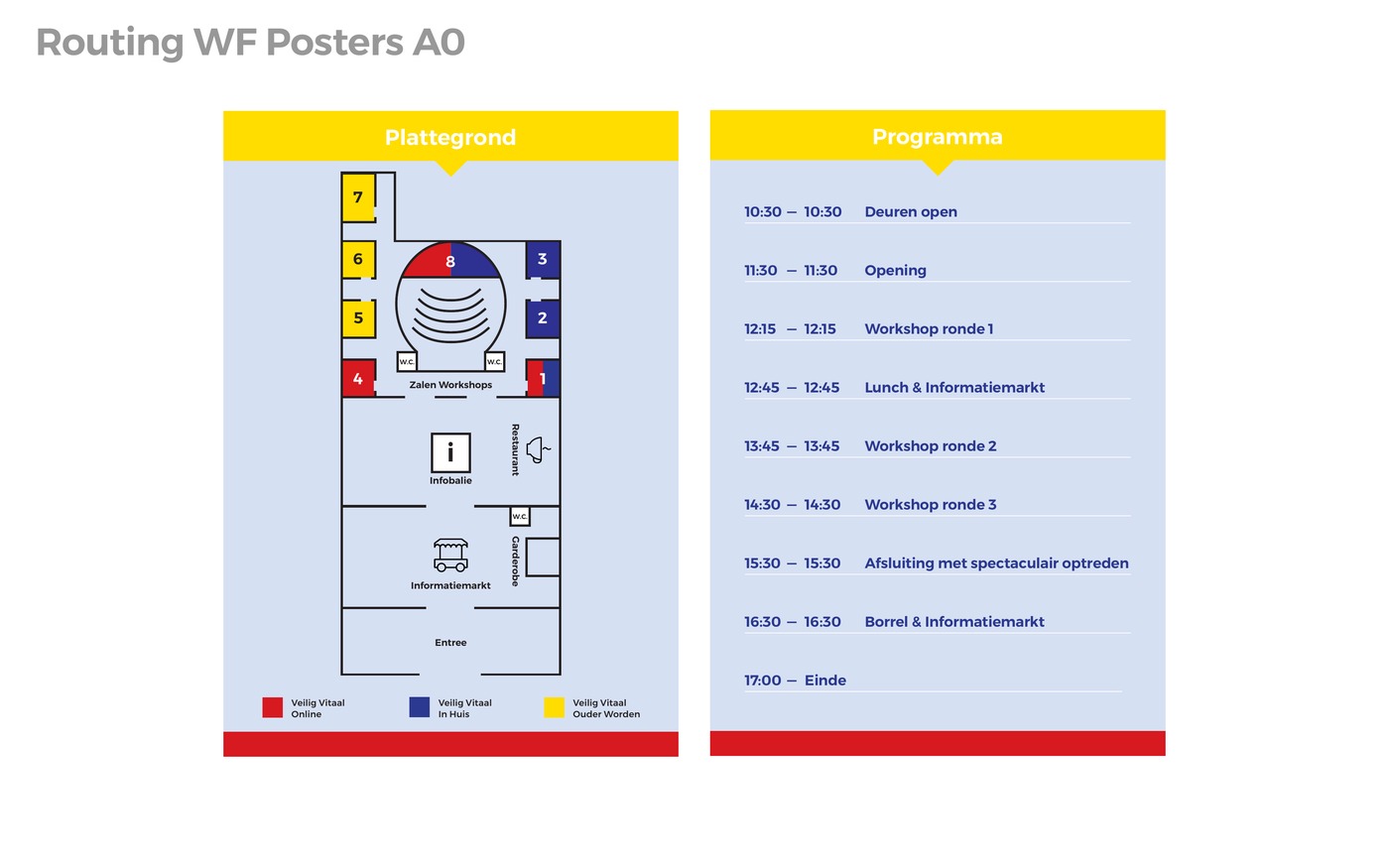 VeiligVitaal programma en plattegrond World Forum 30 juni 2017